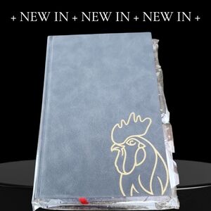 NWT Farmhouse Chic Gray and Gold Journal